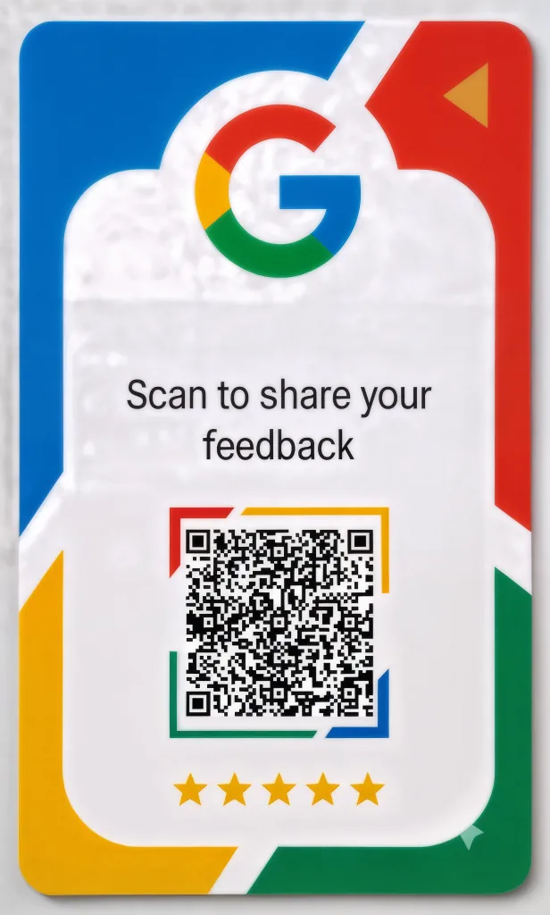 Scan to share your feedback - Google Review QR Code